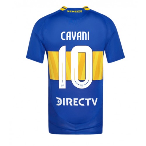 Pánský Fotbalový dres Boca Juniors Edinson Cavani #10 2024-25 Domácí Krátký Rukáv